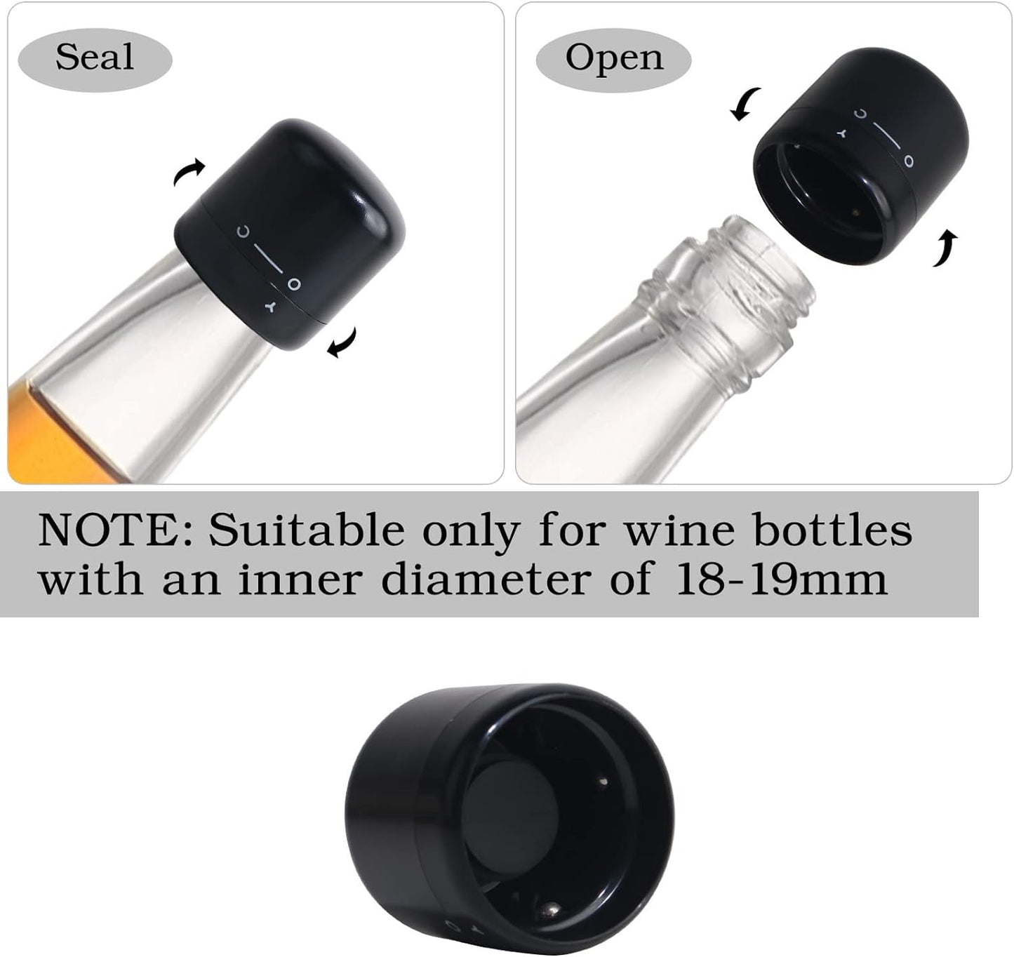 (30% DISCOUNT )Airtight Bottle Stopper Wine And Beer