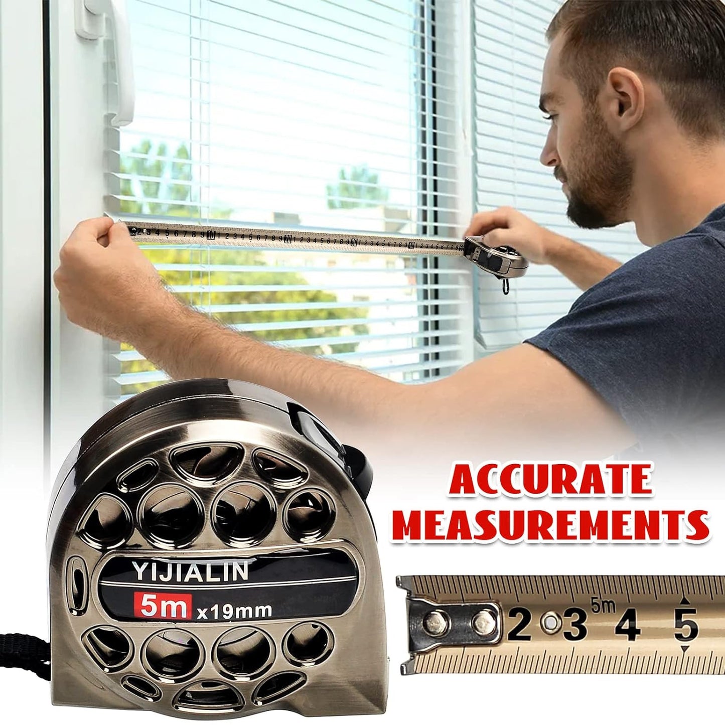 (30% DISCOUNT) Carbon steel ruler with superior water-resistant durability