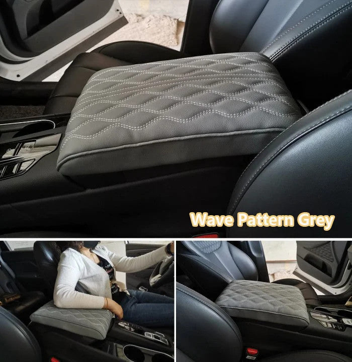 (30% DISCOUNT ) Memory Cotton Leather Car Armrest Box Pad