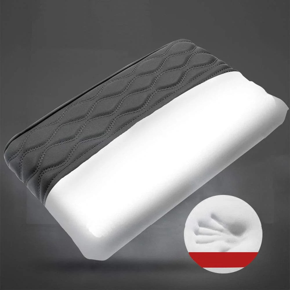 (30% DISCOUNT ) Memory Cotton Leather Car Armrest Box Pad