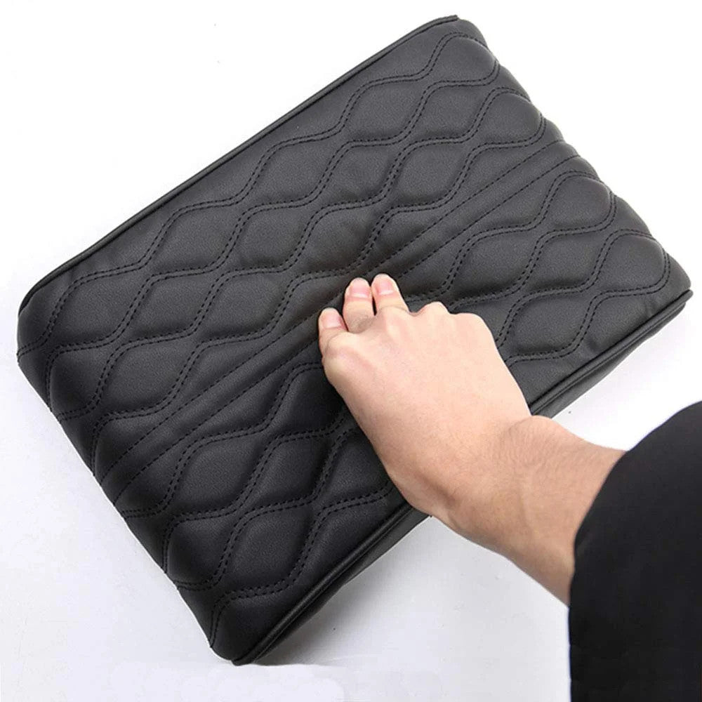 (30% DISCOUNT ) Memory Cotton Leather Car Armrest Box Pad
