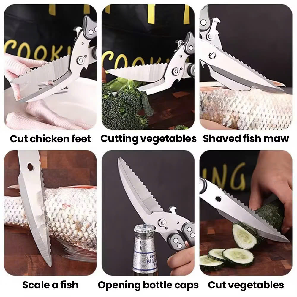 (30% DISCOUNT ) 304 Stainless Steel Kitchen Scissors