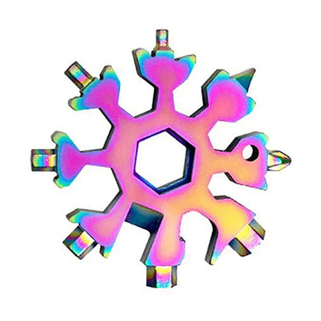 (Free Shipping) 18-IN-1 Snowflake Multitool