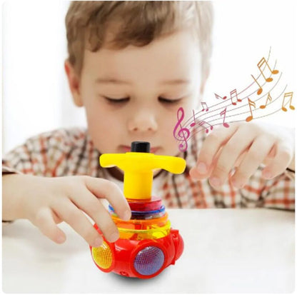 (30% OFF)  Music Flashing Spinner Toy