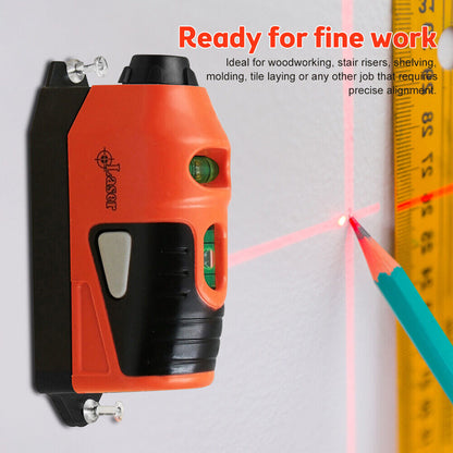 (30% OFF) Mini vertical spirit level tool laser level