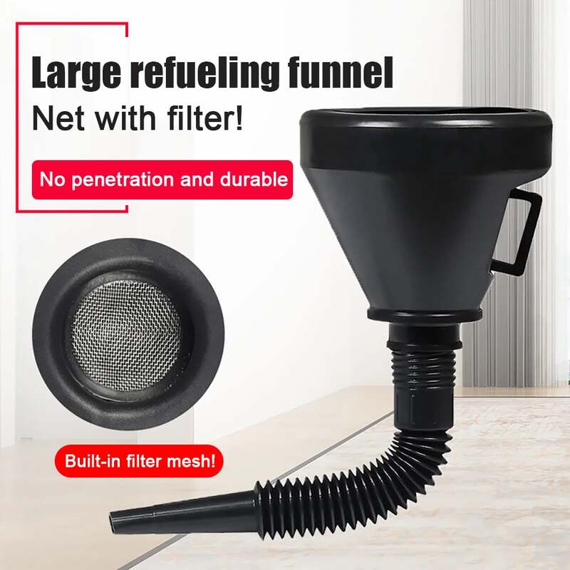 (Free Shipping) Universal Refueling Funnel With Strainer