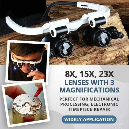 (FREE SHIPPING) Magnifying Glasses With Light