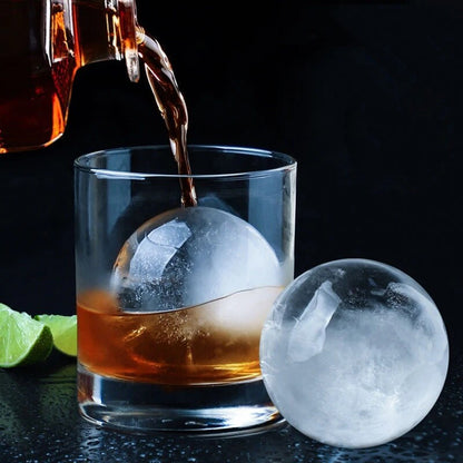 (Free Shipping) Silicone Sphere Ice Cube Mold