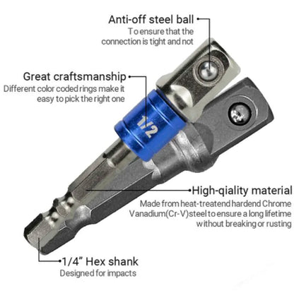 (30% OFF) Drill Socket Adapter Kit