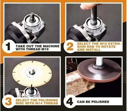 (30% OFF) Angle Grinder Extension Connecting Rod