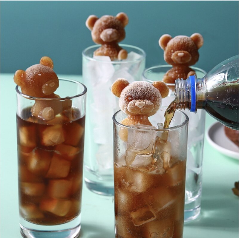 (Free Shipping) Bear Ice Cube Mold