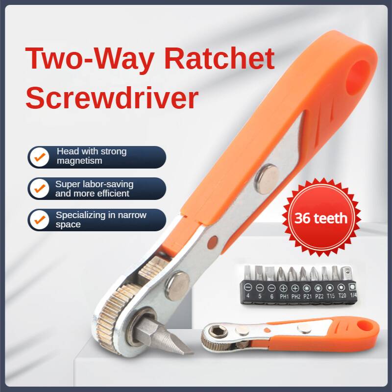 (30% OFF) 2 in 1 Dual Head Ratchet Socket Wrench