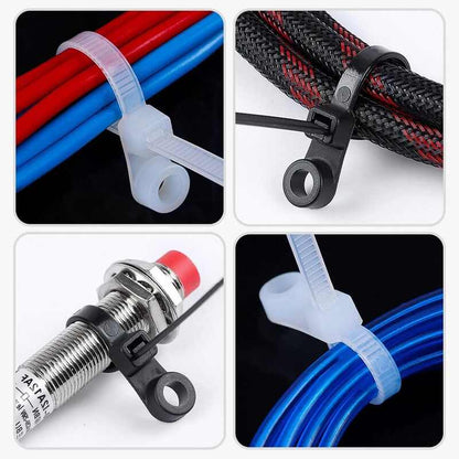 (Free Shipping) Fixed Head Nylon Cable Tie