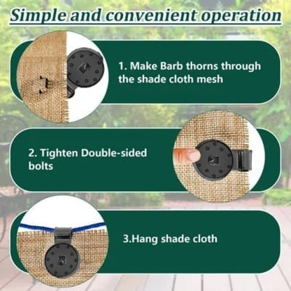 (30% OFF) Shade Cloth Heavy Duty Lock Grip