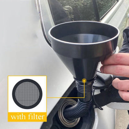 (Free Shipping) Universal Refueling Funnel With Strainer