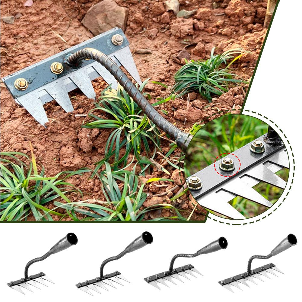 (30% DISCOUNT ) Carbon steel garden rake