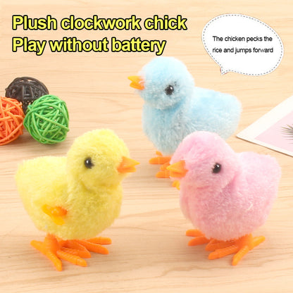 (30% DISCOUNT ) Cute stuffed toy wind up chicken for kids