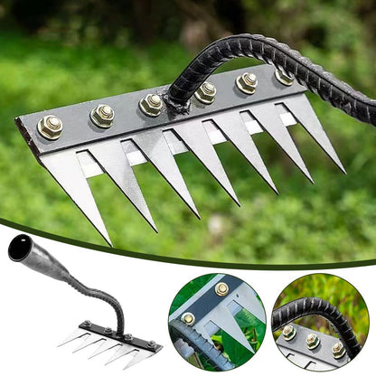(30% DISCOUNT ) Carbon steel garden rake