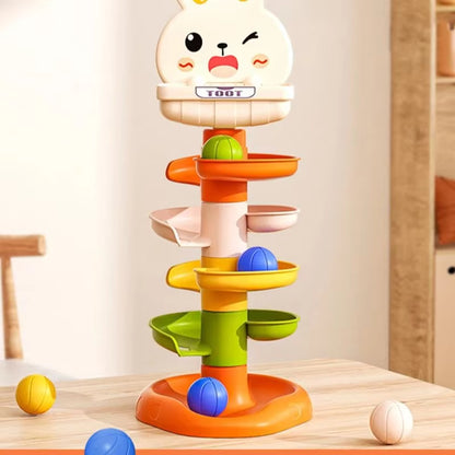 (30% DISCOUNT )  Children's Toys Ball Slide Rolling Tower