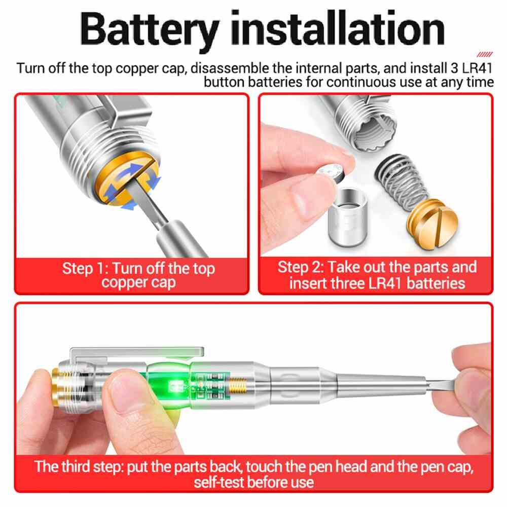 (Free Shipping) Intelligent Voltage Tester Pen